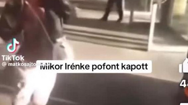 Varga Irént pofon vágják