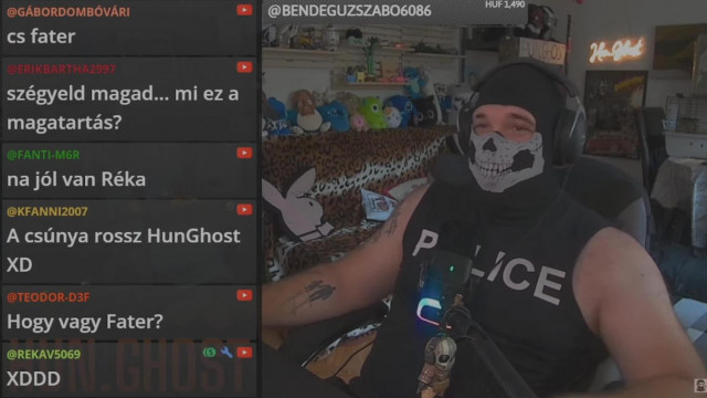 HUNGHOST kioszt mindenkit, aki kritizálja őt (07.19. stream eleje és vége)
