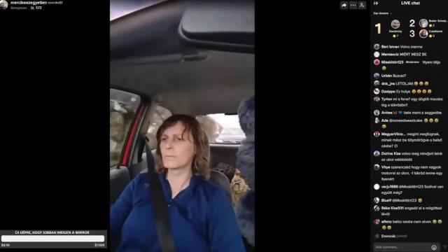 Az ostoba Kaff Tibi 60-al megy a belső sávban