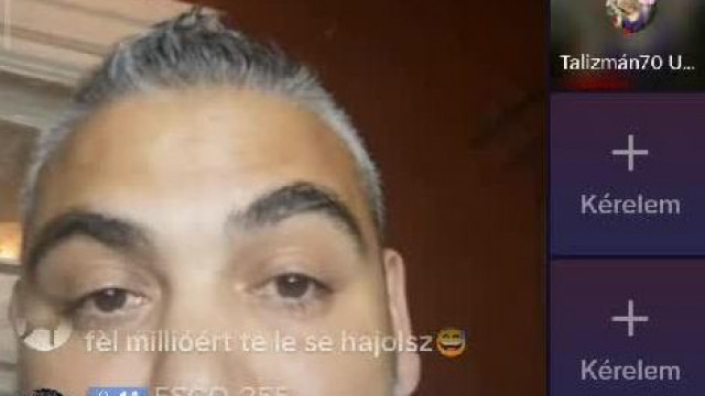 Kammercickány éjszakai Tiktok live a Gáspár Lacis ügyről 2023 06.07.