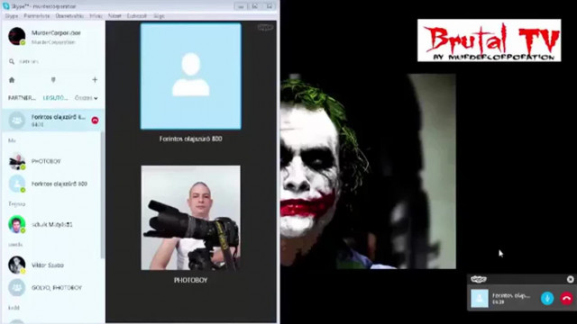 Kancsi, Olajszűrő és Popóboy Skype beszélgetés