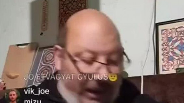 Vadász Gyula a macskával kiabál, majd lenyom egy brutálisan idegbeteg, sakál ordítást