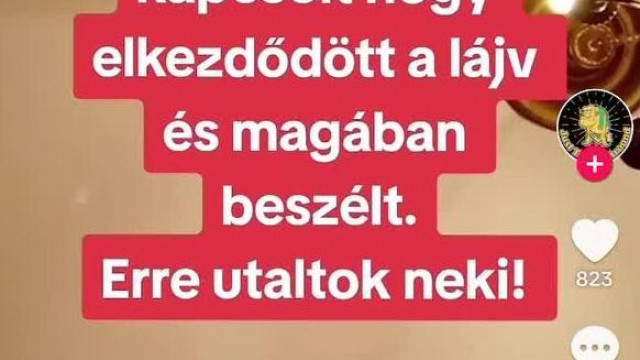 MC Isti nem vette észre, hogy már elindult az élő