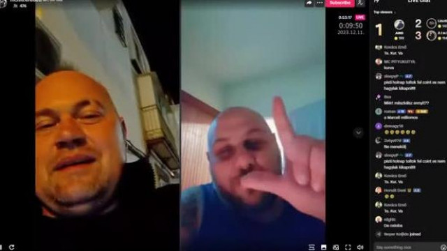 Ananász TV - MC Szűz & Ali bebaszós TikTok live (2023  12. 10.) #10 2:03:50-től kómój gyűlölködés, gyerekezés roham