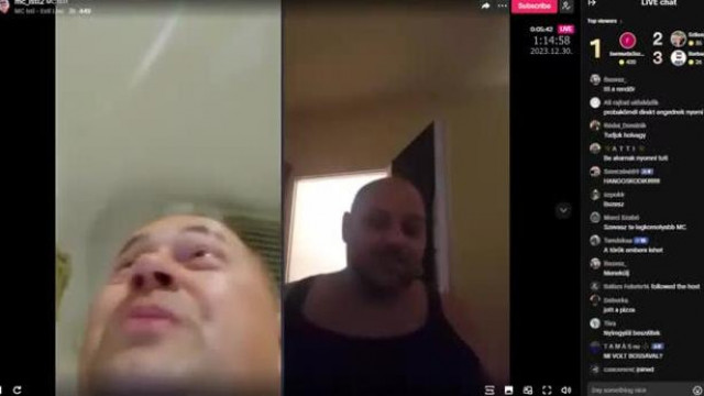 MC Isti & Lakatos Rugós Baraté Baross Busák József Juszuf Ali Hisham Habibi Raad - TikTok live (2023  12. 30.) #1