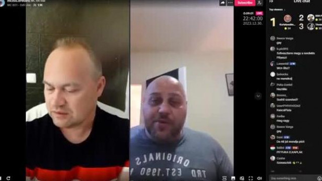 MC Végbél & Lakatos Rugós Baraté Baross Busák József Juszuf Ali Hisham Habibi Raad - TikTok live(2023  12. 30.) #2
