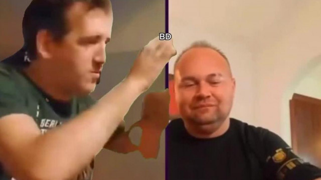 Sodi Pityukát simogatja, majd meg is puszilja
