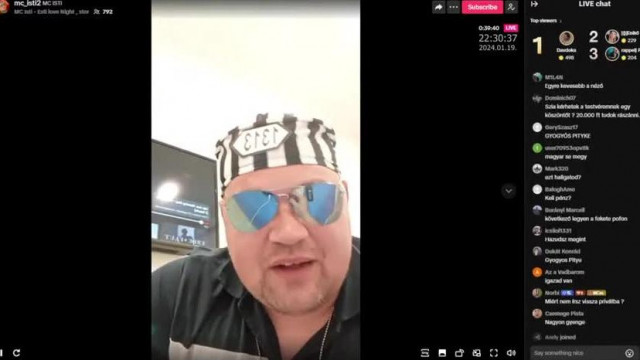 MC Gyogyós TikTok mírór 2024.01.19