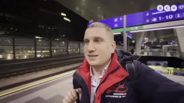 Kufár Bence véletlen elenged egy recsegős fingot az ATV riportjában. :D