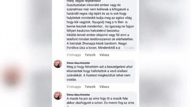 Fullfing Géjza csúnyán átvert egy családot (facebook leak)